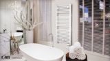 Isan Melody Grenada kúpeľňový radiátor bočný 695x600 snehovo biela