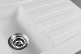 Sapho Drezy - Granitový drez, 960x480 mm, biela