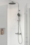 kielle Oudee - Sprchový set s termostatom, 260 mm, 3 prúdy, chróm