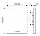 Schell Compact II - Čelní deska k pisoáru EDITION LC