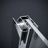 Polysan Rolls Line - Sprchové dvere zasúvacie, 1200x2000 mm, leštený hliník/číre sklo