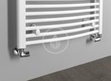 Aqualine First - Pripojovacia súprava ventilov rohová, pravé vyhotovenie, chróm