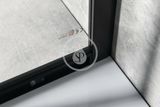 Gelco Sigma - Sprchový kút 120x90 cm, R550, matná čierna/číre sklo