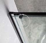 Gelco Sigma - Sprchové dvere 80 cm, matná čierna/číre sklo