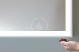 Duravit L-Cube - Zrkadlová skrinka s LED osvetlením, 700x650x155 mm, pánty vľavo, biela