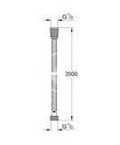 Grohe Hadice - Sprchová hadica VitalioFlex Metal Long-Life 2 m, chróm