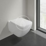 Villeroy &amp; Boch Collaro - Závesné WC s doskou SoftClose, DirectFlush, alpská biela