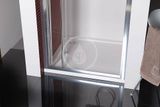 Polysan Lucis Line - Skladacie sprchové dvere 900 mm, číre sklo