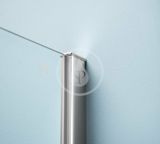 Polysan Easy Line - Sprchové dvere skladacie 900 mm, číre sklo