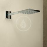Axor ShowerCollection - Horná sprcha so sprchovým ramenom 24 cm x 24 cm, chróm
