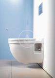 Duravit Starck 3 - Závesné WC, s WonderGliss, biela
