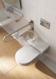 Duravit Starck 3 - Závesné WC, bezbariérové, biela