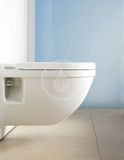 Duravit Starck 3 - Závesné WC Comfort, s WonderGliss, biela
