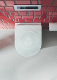Duravit ME by Starck - Závesné WC, Rimless, s HygieneGlaze, alpská biela
