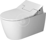 Duravit ME by Starck - Závesné WC Rimless pre bidetovú dosku SensoWash, HygieneGlaze, biela