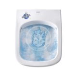 Duravit DuraStyle - Závesné WC, doska SoftClose, Rimless, alpská biela