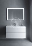Duravit ME by Starck - Umývadlo nábytkové, 1030x490 mm, s prepadom, s otvorom na batériu, WonderGliss, biela