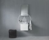 Duravit ME by Starck - Umývadielko nábytkové, 430x300 mm, s prepadom, s otvorom na batériu, biela