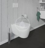 Duravit ME by Starck - Závesné WC, Rimless, s HygieneGlaze, alpská biela