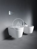 Duravit ME by Starck - Závesné WC, doska SoftClose, Rimless, alpská biela