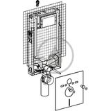 Geberit Kombifix - Predstenová inštalácia na závesné WC, na odsávanie zápachu, výška 1,09 m