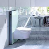 Geberit Monolith - Sanitárny modul na závesné WC, 101 cm, bočný prívod vody, mätovozelená