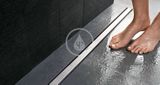 Geberit CleanLine - Sprchový kanálik z nehrdzavejúcej ocele, 300-900 mm, tmavý kov