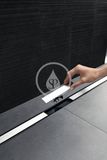 Geberit CleanLine - Sprchový kanálik z nehrdzavejúcej ocele 60, 300-900 mm, na tenké obklady