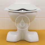 Geberit Bambini - Detská WC doska s integrovanými opierkami, biela
