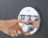 Grohe Grohtherm SmartControl - Termostatická sprchová podomietková batéria, 3 ventily, chróm