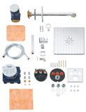 Grohe Grohtherm SmartControl Perfect - Sprchový set s termostatom pod omietku, 310 mm, 2 prúdy, chróm