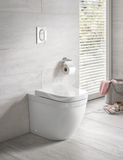 Grohe Euro Ceramic - Závesné WC s doskou SoftClose, Rimless, Triple Vortex, alpská biela