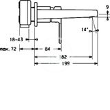 Hansa Ronda - Umývadlová batéria pod omietku, 2-otvorová inštalácia, chróm