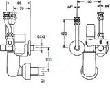 Hansa Príslušenstvo - Poistná skupina na tlakové, pevné teplovodné bojlery do 200 l, chróm