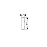 Hansgrohe Príslušenstvo - Podložka na vyrovnanie obkladov, na nástennú tyč Unica&#039;D, chróm