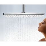 Hansgrohe Rainmaker Select - Hlavová sprcha 460, sprchové rameno 100 mm, čierna/chróm