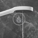 Hansgrohe Rainfinity - Sprchová hlavica 130, 3jet, matná biela