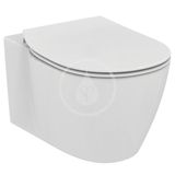 Ideal Standard Connect - Závesné WC, Aquablade, biela