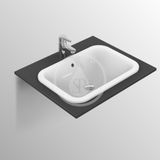 Ideal Standard Connect - Umývadlo zápustné, 420x350 mm, s prepadom, biela