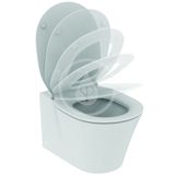 Ideal Standard Connect Air - Závesné WC s doskou SoftClose, AquaBlade, biela