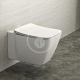 Ideal Standard Strada II - Závesné WC, AquaBlade, s Ideal Plus, biela