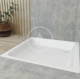 Kaldewei Advantage - Obdĺžniková sprchová vanička Sanidusch 540, 700x750 mm, biela – sprchová vanička, bez polystyrénového nosiča