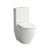 Laufen Pro - Stojaca WC kombi misa, 650x360 mm, zadný/spodný odpad, s LCC, biela