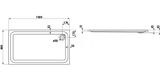 Laufen Solutions - Sprchová vanička, 1400 mm x 800 mm, biela