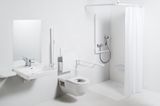 Laufen Pro Liberty - Závesné WC bezbariérové, 700x360 mm, Rimless, biela
