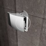 Ravak Pivot - Sprchové dvere pivotové, 900 mm, satin/číre sklo