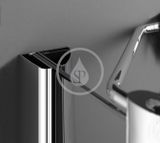 Ravak SmartLine - Štvrťkruhový sprchový kút SMSKK4-80, šírka 785-800 mm, rádius 500 mm, transparentné sklo/chróm