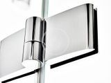 Ravak SmartLine - Sprchové dvere dvojdielne SMSD2-110 A-L, 1089-1106 mm, levé, chróm, sklo transparent