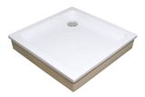 Ravak Kaskada - Štvorcová sprchová vanička Kaskada, šírka 800 mm x 800 mm, biela – vanička, typ LA
