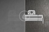 Ravak Blix - Sprchové dvere dvojdielne BLDP2-100, 970-1010 mm, lesklý hliník/sklo Grape